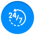 Hỗ trợ 24/7